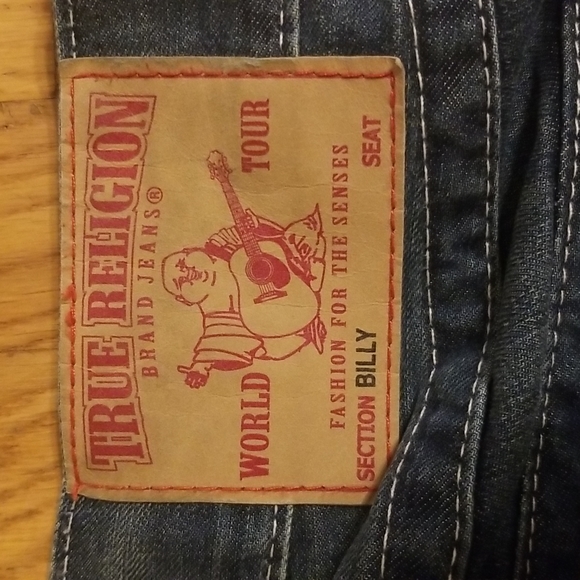 True Religion Brand Jeans 34 x 32 Relaxed Fit - Picture 8 of 9